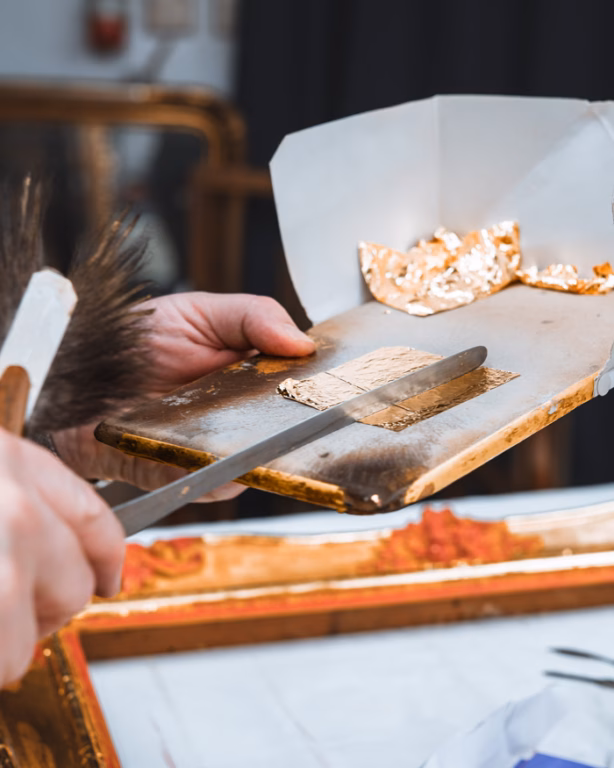 23 Karat Blattgold, zur Restaurierung