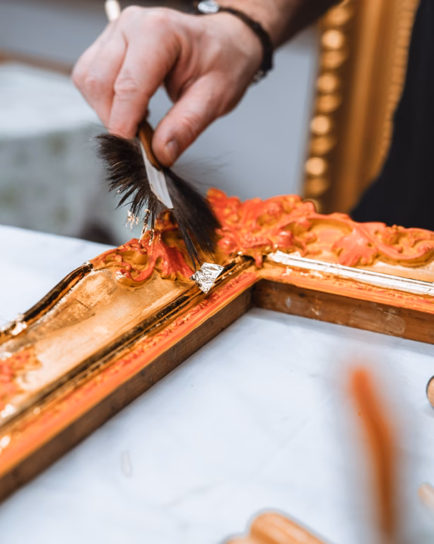 Vergoldung Bilderrahmen - Blattgold 23 Karat